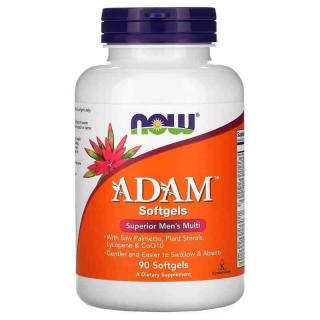 NOW FOODS Adam Multivitamin (Multiwitamina dla Mężczyzn) 90 Kapsułek żelowych