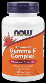 NOW FOODS Advanced Gamma E Complex (Kompleks Witamin E) - 120 kapsułek żelowych