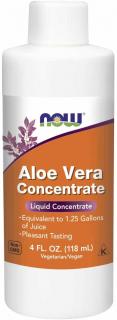 NOW FOODS Aloe Vera Concentrate (Koncentrat z liści aloesu) 118ml