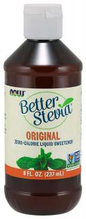 NOW FOODS BetterStevia Liquid Original (Stevia - Słodzik bez Kalorii) 237ml