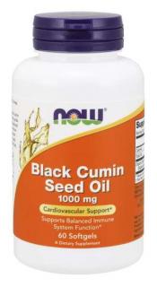 NOW FOODS Black Cumin Seed Oil - Czarnuszka (60 kaps.)