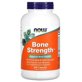 NOW FOODS Bone Strength (Wsparcie Zdrowia Kości) 240 Kapsułek