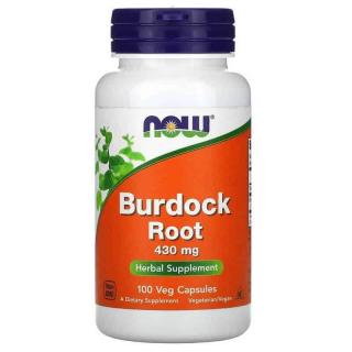 NOW FOODS Burdock Root 430mg (Korzeń łopianu) 100 Kapsułek wegetariańskich