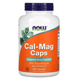 NOW FOODS Cal-Mag (Wsparcie Zdrowia Kości) 240 Kapsułek