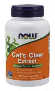 NOW FOODS Cat's Claw Extract (Koci Pazur Ekstrakt) - 120 kapsułek wegetariańskich