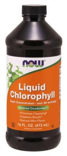 NOW FOODS Chlorophyll Liquid (Chlorofil w Płynie) - 473 ml