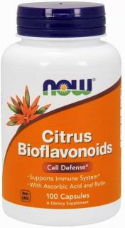 NOW FOODS Citrus Bioflavonoids 700mg (Ochrona komórkowa) 100 Kapsułek