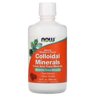 NOW FOODS Colloidal Minerals (Minerały śladowe) 946ml Malina