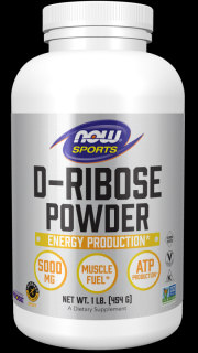 NOW FOODS D-Ribose - D-Ryboza w proszku (454 g)