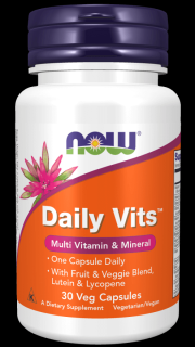 NOW FOODS Daily Vits - Witaminy i Minerały (30 kaps.)
