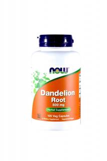 NOW FOODS Dandelion Root 500mg (Mniszek lekarski) 100 Kapsułek wegetariańskich