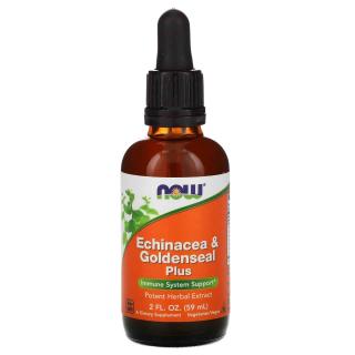 NOW FOODS Echinacea  Goldenseal Plus (Wsparcie układu odpornościowego) 59ml