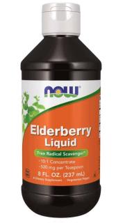 NOW FOODS Elderberry Liquid (Czarny bez w płynie) 237ml