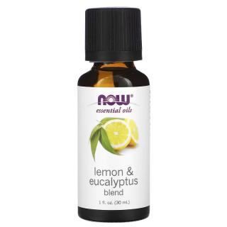 NOW FOODS Essential Oil Lemon  Eucalyptus Oil Blend (Olejek Eteryczny) Cytrynowo Eukaliptusowy 30ml