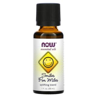 NOW FOODS Essential Oil (Olejek Eteryczny) Smiles for Miles Oil Blend 30ml