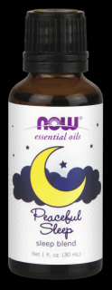 NOW FOODS Essential Oil Peaceful Sleep (Olejek Eteryczny Spokojny Sen) - 30ml