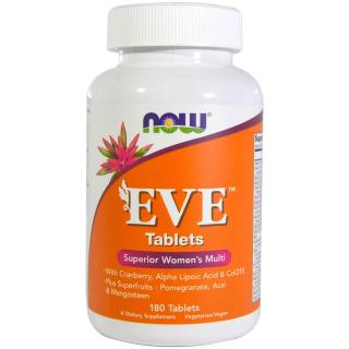 NOW FOODS Eve Multivitamin (Multiwitamina dla Kobiet) 180 Tabletek