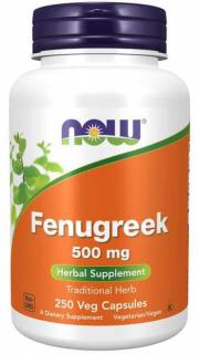 NOW FOODS Fenugreek - Kozieradka 500 mg (250 kaps.)