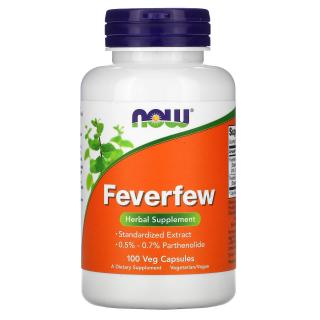 NOW FOODS Feverfew (Złocień maruna) 100 Kapsułek wegetariańskich