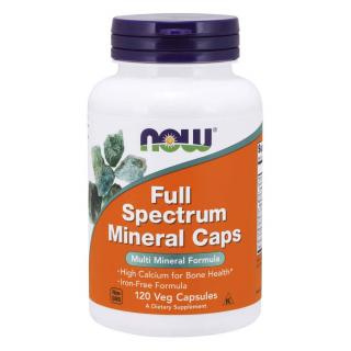 NOW FOODS Full Spectrum Mineral Caps (Jod, Magnez, Cynk, Chrom, Selen) 120 Kapsułek wegetariańskich