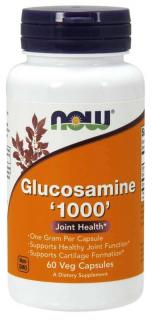 NOW FOODS Glucosamine '1000' (Zdrowie stawów) 60 Kapsułek wegetariańskich
