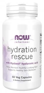 NOW FOODS Hydration Rescue - Kwas Hialuronowy + Kolagen (60 kaps.)