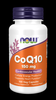 NOW FOODS Koenzym Q10 150 mg z lecytyną 70 mg (100 kaps.)