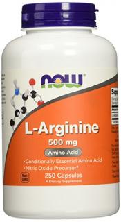 NOW FOODS L-Arginine (L-Arginina) 500mg - 250 kapsułek