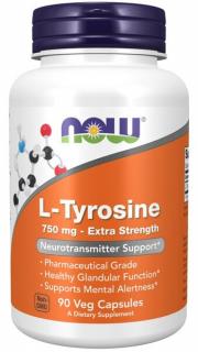 NOW FOODS L-Tyrosine 750 mg (90 kaps.)