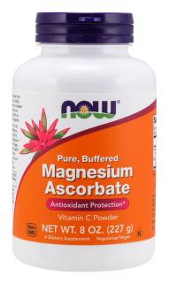 NOW FOODS Magnesium Ascorbate Powder (Askorbinian magnezu w proszku) 227g