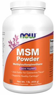 NOW FOODS MSM Powder (Metylosulfonylometan w proszku, Wsparcie dla stawów) 454g