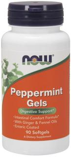 NOW FOODS Peppermint Gels - Olej z Mięty Pieprzowej (90 kaps.)