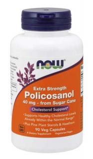 NOW FOODS Polikosanol Extra Strength 40 mg (90 kaps.)