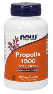 NOW Foods Propolis 5:1 Extract 1500mg 100 kapsułek