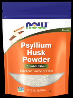 NOW FOODS Psyllium Husk Powder - Babka Płesznik (680 g)
