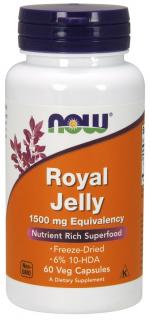 NOW FOODS Royal Jelly 1500 mg (60 kaps.)