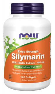 NOW FOODS Silymarin Milk Thistle Extract Extra Strength 120 Softgels