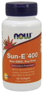 Now Foods Sun-E 400 IU 60 kapsułek