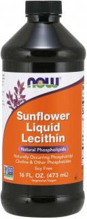 NOW FOODS Sunflower Lecithin (Lecytyna słonecznikowa) 473ml