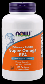 NOW FOODS Super Omega EPA Molekularnie destylowany - 120 kapsułek żelowych