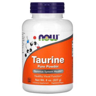 NOW FOODS Taurine Pure Powder (Funkcja wzrokowa) 227g