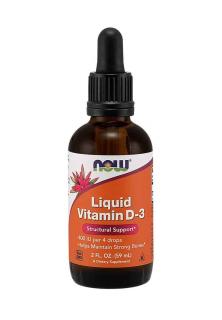 NOW FOODS Vitamin D-3 Liquid 400IU (Witamina D3) 60ml