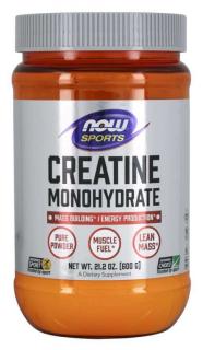 NOW SPORTS Creatine Monohydrate Powder (Monohydrat kreatyny w proszku) 600g