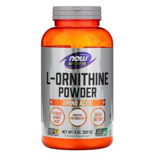 NOW SPORTS L-Ornithine (L-Ornityna) - 227g