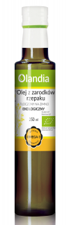 Olandia olej z zarodków rzepaku tłoczony na zimno bio 250 ml
