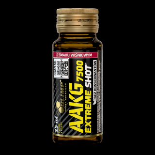 OLIMP AAKG 7500 EXTREME SHOT szklana ampułka 25ml wiśnia
