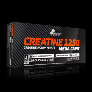 OLIMP CREATINE 1250 MEGA CAPS (MONOHYDRAT KREATYNY) 120 Kapsułek