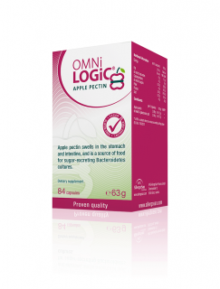 OMNi-LOGiC Apple Pectin (Pektyna jabłkowa, Błonnik) 84 Kapsułki