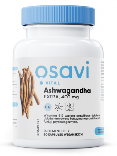 Osavi Ashwagandha Extra Vital 400 mg 60 kapsułek wegańskich