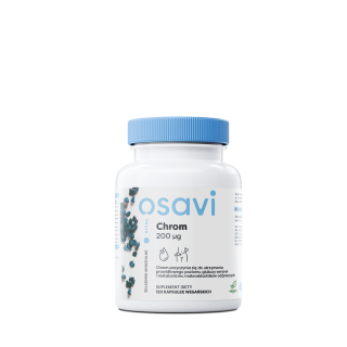 OSAVI Chrom 200mcg (Metabolizm fitoskładników) 120 Kapsułek wegańskich